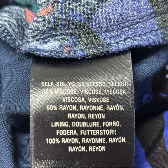 ANTHROPOLOGIE MOULINETTE SOEURS Women’s Blue BUTTERFLY GROVE Jumpsuit Size 0 - Picture 11 of 12